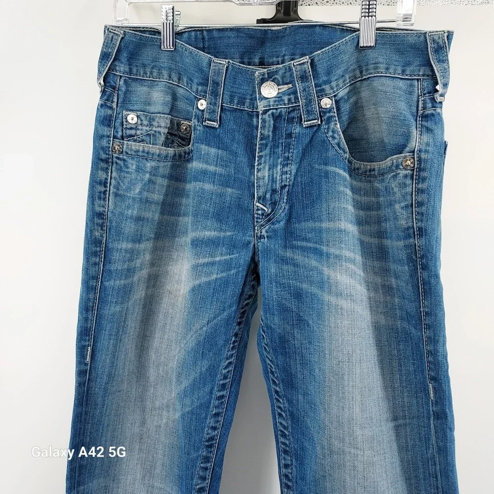 True Religion Skinny‎ Jeans Mens Size 31 Blue Cotton Made in Mexico 31x32
